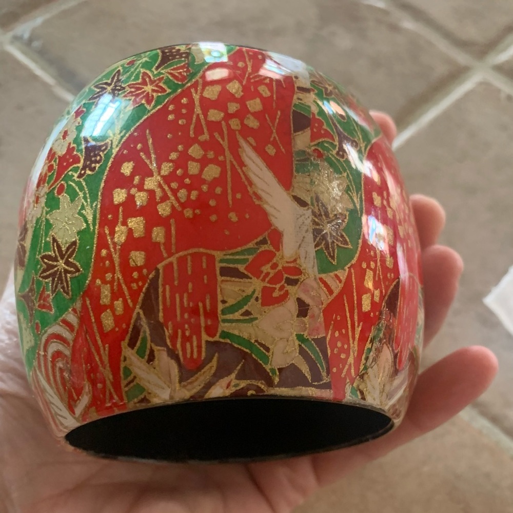 Lacquer Asian Hand Painted Bangle